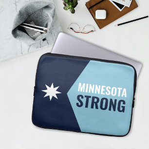 Minnesota Rebel New State Flag Laptop Sleeve