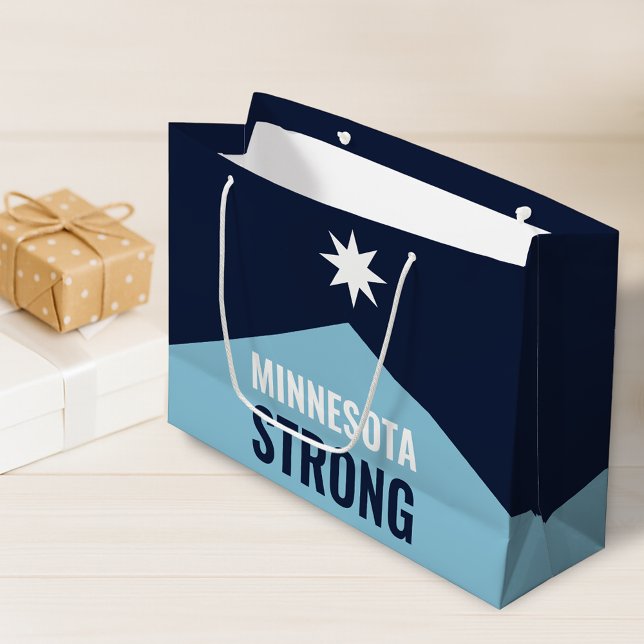 Minnesota Rebel New State Flag Large Gift Bag (Creator Uploaded)
