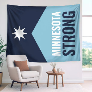 Minnesota Rebel New State Flag Tapestry