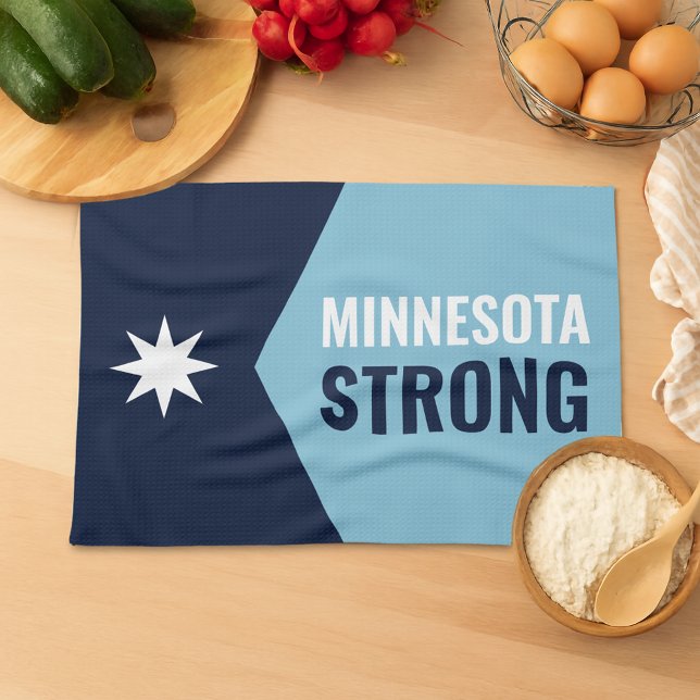 Minnesota Rebel New State Flag Tea Towel (Creator Uploaded)