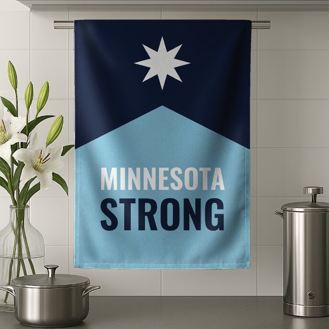 Minnesota Rebel New State Flag Tea Towel (Creator Uploaded)