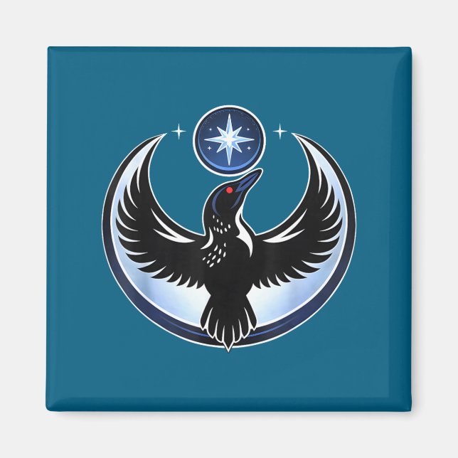 Minnesota Rebel State Flag 5 Illustration Magnet (Front)