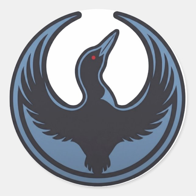 Minnesota Rebellion Classic Round Sticker (Front)