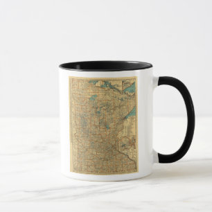 Minnesota road map mug