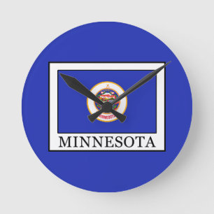 Minnesota Round Clock