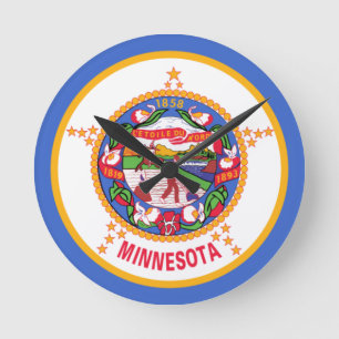 MINNESOTA ROUND CLOCK