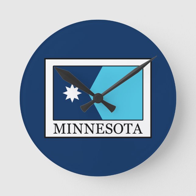 Minnesota Round Clock (Front)