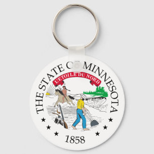 Minnesota sign key ring