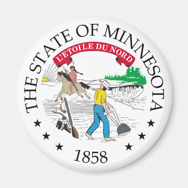 Minnesota sign magnet (Front)