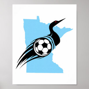Minnesota Soccer Loon  Poster