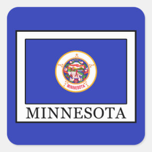 Minnesota Square Sticker