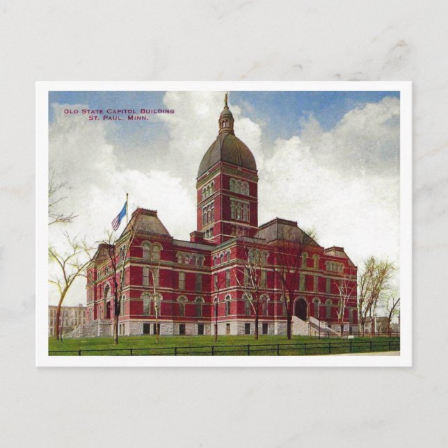 Minnesota State Capitol Vintage 1911 Postcard (Front)