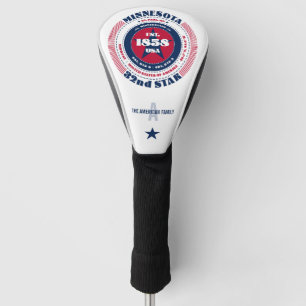Minnesota State Circle Custom Golf Head Cover