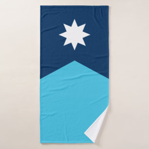 Minnesota State Flag Bath Towel