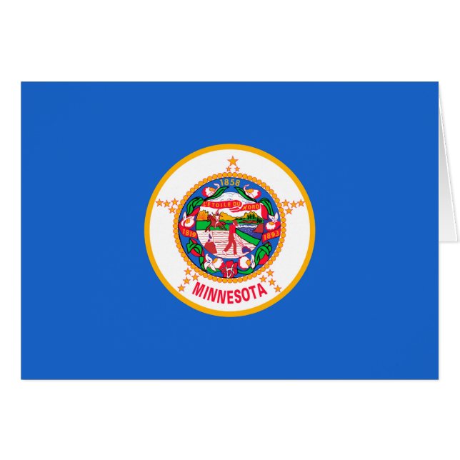 Minnesota State Flag Design (Front Horizontal)