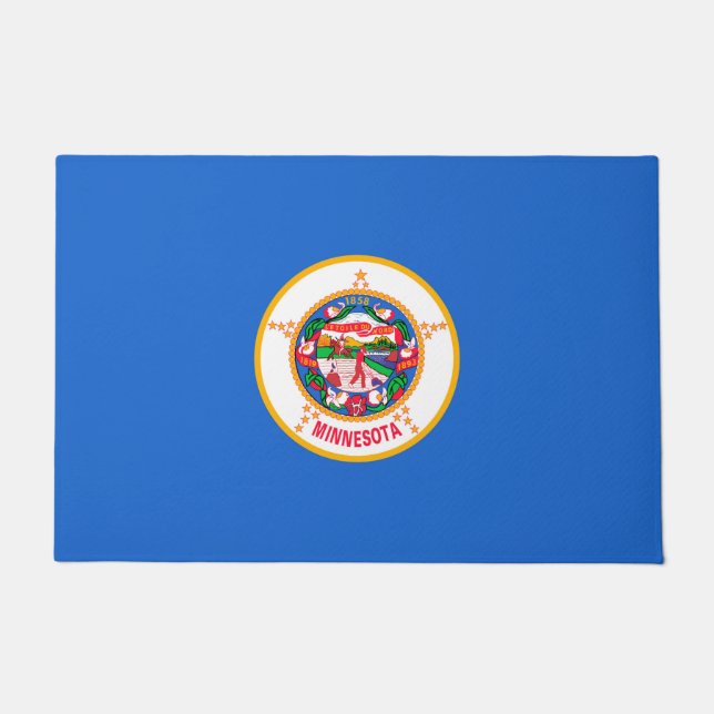 Minnesota State Flag Design Doormat (Front)