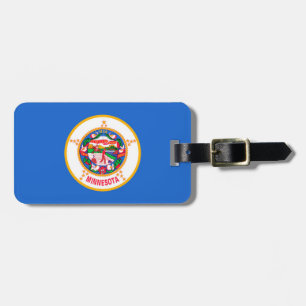 Minnesota State Flag Design Luggage Tag