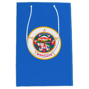Minnesota State Flag Design Medium Gift Bag