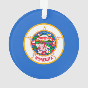 Minnesota State Flag Design Ornament