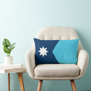Minnesota State Flag Lumbar Cushion