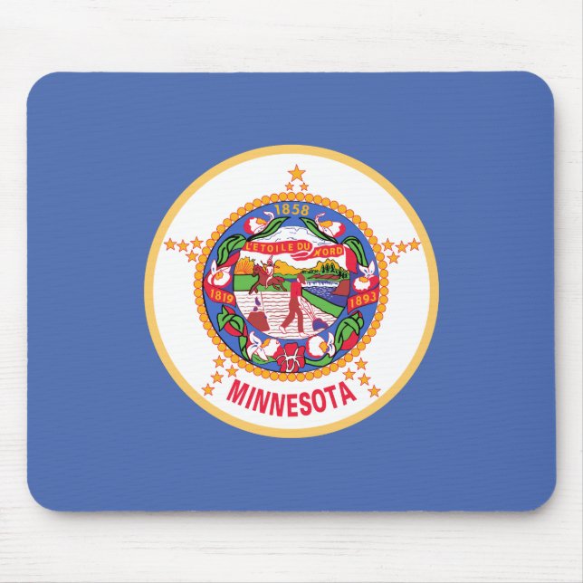 Minnesota State Flag Mouse Pad (Front)
