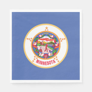 Minnesota State Flag Napkin
