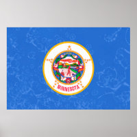 Minnesota State Flag Pop Art