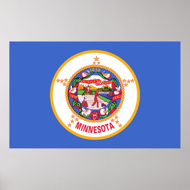Minnesota State flag Poster (Front)