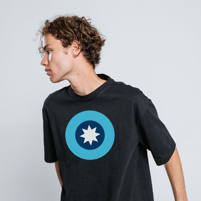 Minnesota State Flag Roundel T-Shirt (Creator Uploaded)
