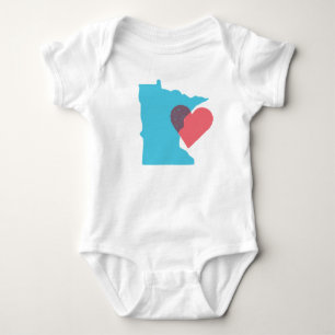 Minnesota State Love Baby Shirt