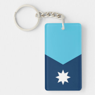 Minnesota state new flag symbol USA America Key Ring