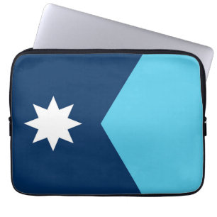 Minnesota state new flag symbol USA America Laptop Sleeve