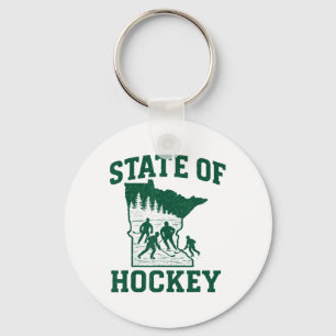 Minnesota - State Of Hockey _1  Key Ring