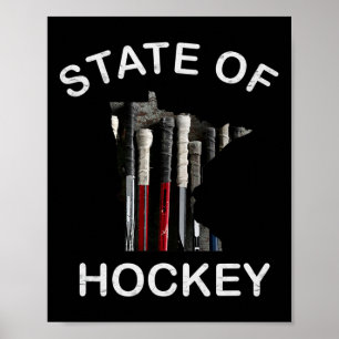 Minnesota State Of Hockey Shirt - State Of Hockey Poster