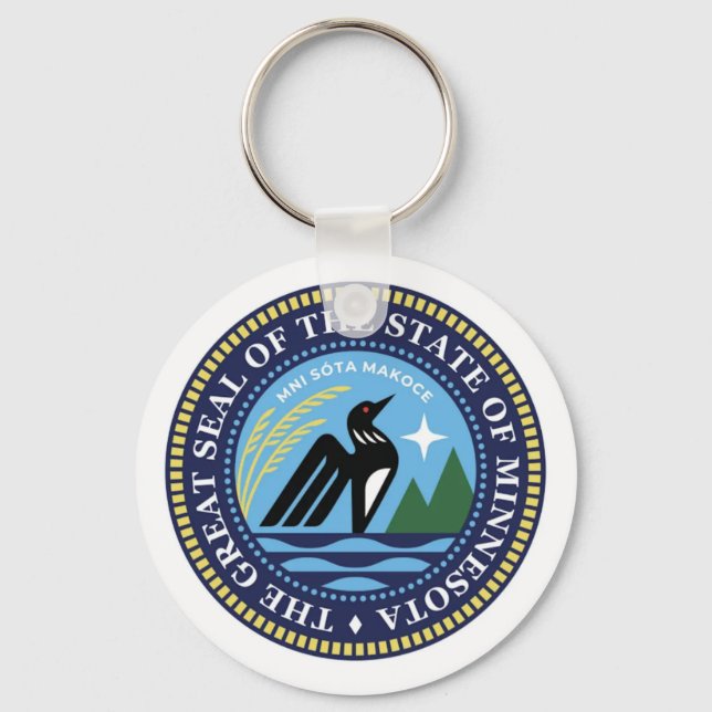 Minnesota State Seal 2024 Key Ring (Front)