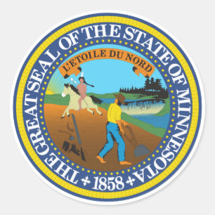 Minnesota State Seal Emblem 
