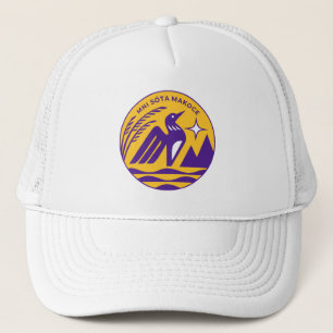 Minnesota State Seal in Vikings Colours Trucker Hat