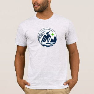 Minnesota State Seal in Wolves Colours T-Shirt