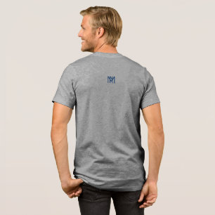 Minnesota State Seal in Wolves Colours Tri-Blend Shirt