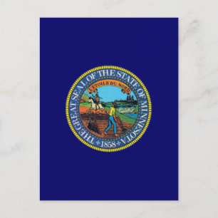Minnesota State Seal Postcard