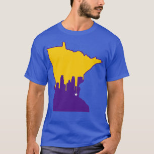Minnesota State Skyline Vikings T-Shirt