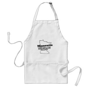 Minnesota State Slogan Standard Apron