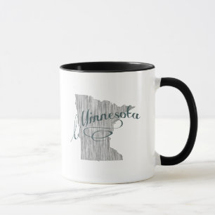 Minnesota State Typography Mug