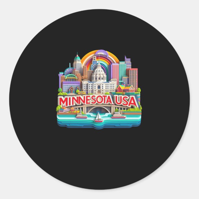 Minnesota Sticker  (Front)