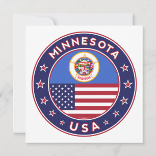 Minnesota sticker, phone case, bag, clock