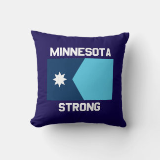 Minnesota Strong Throw Pillow