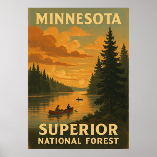 Minnesota Superior National Forest V02 Poster