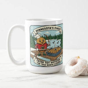 Minnesota Tater Tot Hotdish Retro Mascot Coffee Mu Mug