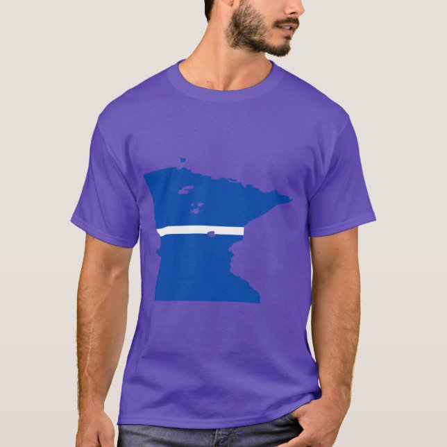 Minnesota Thin White Line T-Shirt (Front)