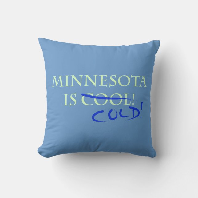 Minnesota Throw Pillow - Customised (Front)